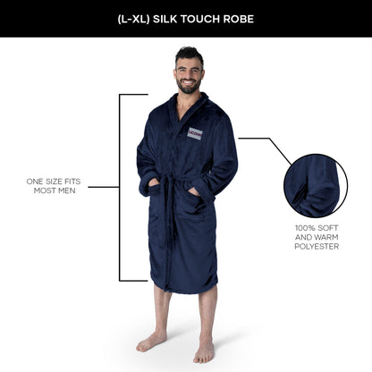 Connecticut Huskies silk touch team color bathrobe dimensions
