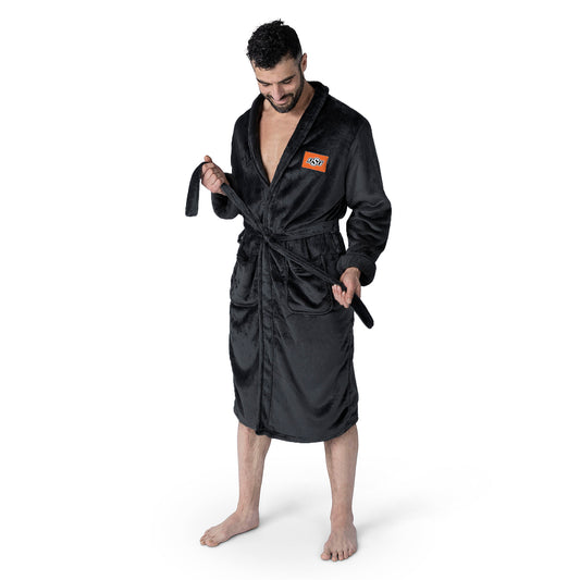 Oklahoma State Cowboys silk touch team color bathrobe