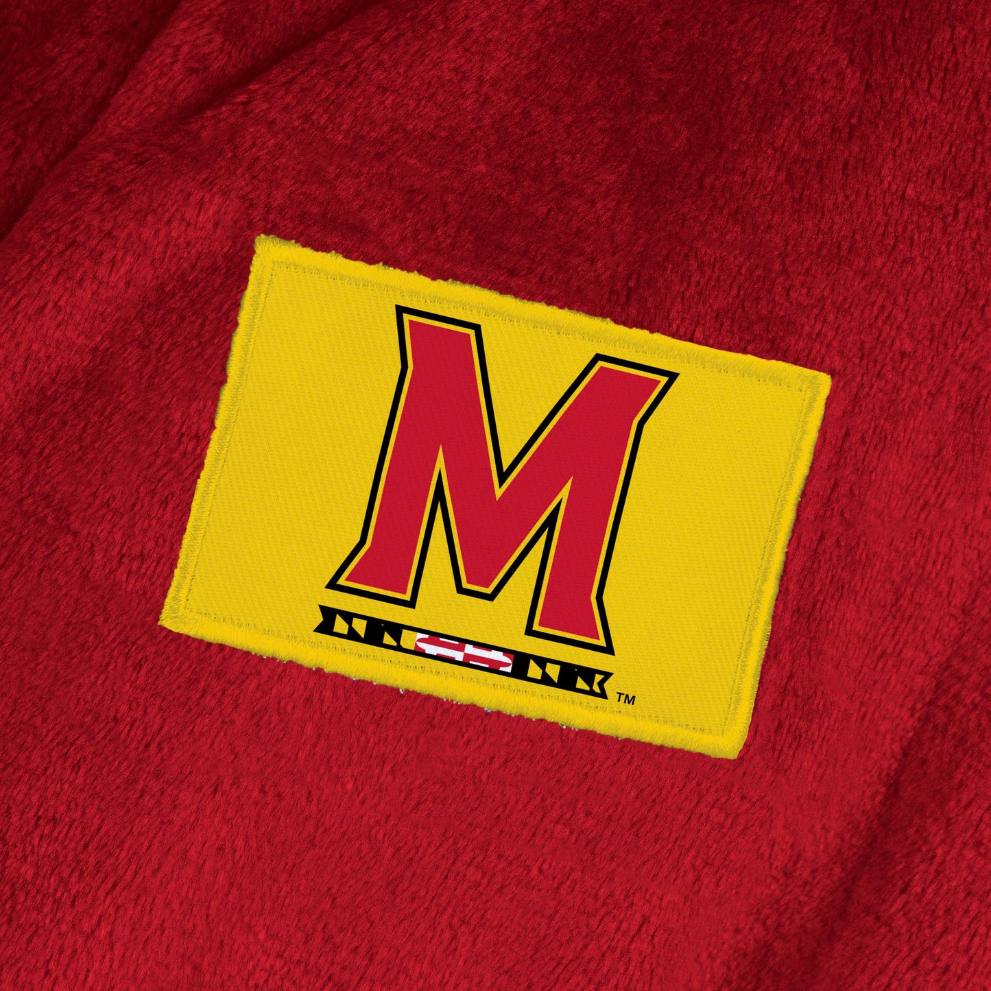 Maryland Terrapins team color bathrobe patch