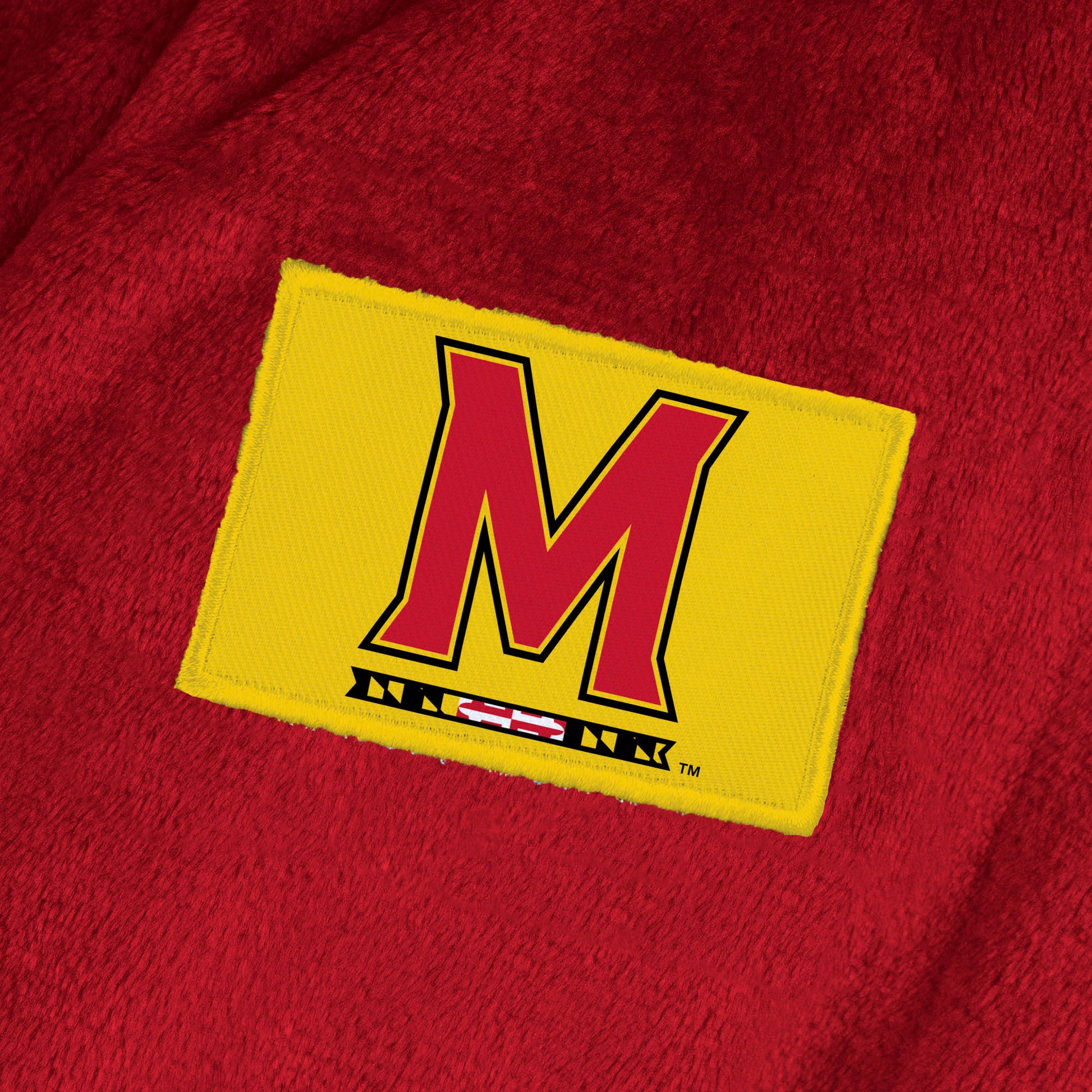 Maryland Terrapins team color bathrobe patch