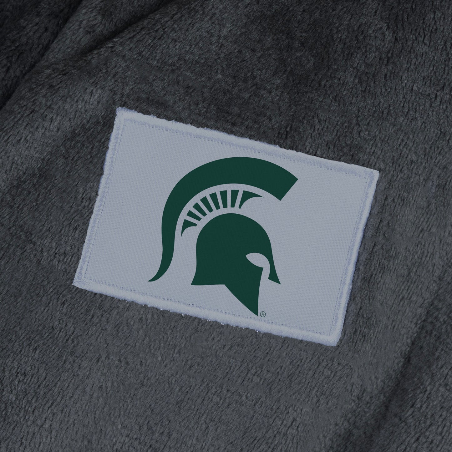 Michigan State Spartans team color bathrobe patch