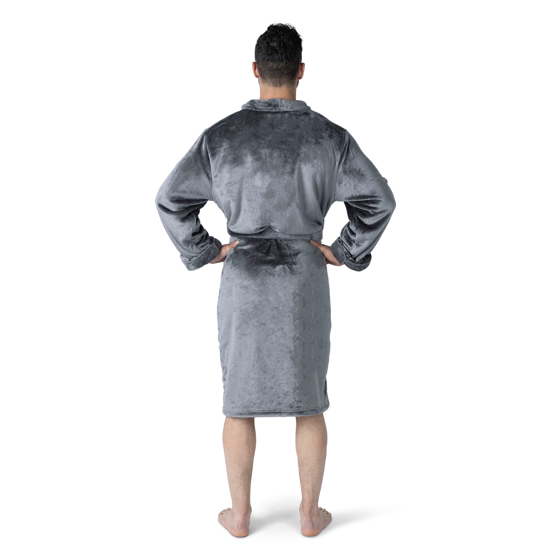 Texas A&M Aggies silk touch team color bathrobe Back