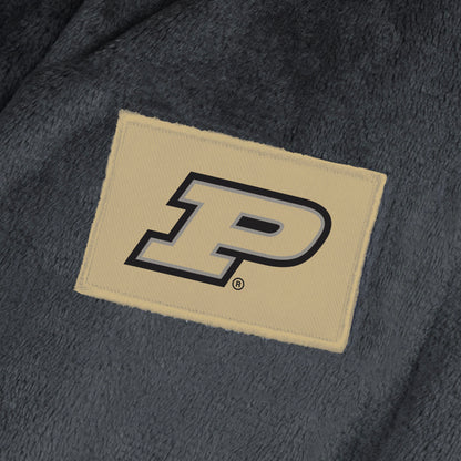 Purdue Boilermakers team color bathrobe patch