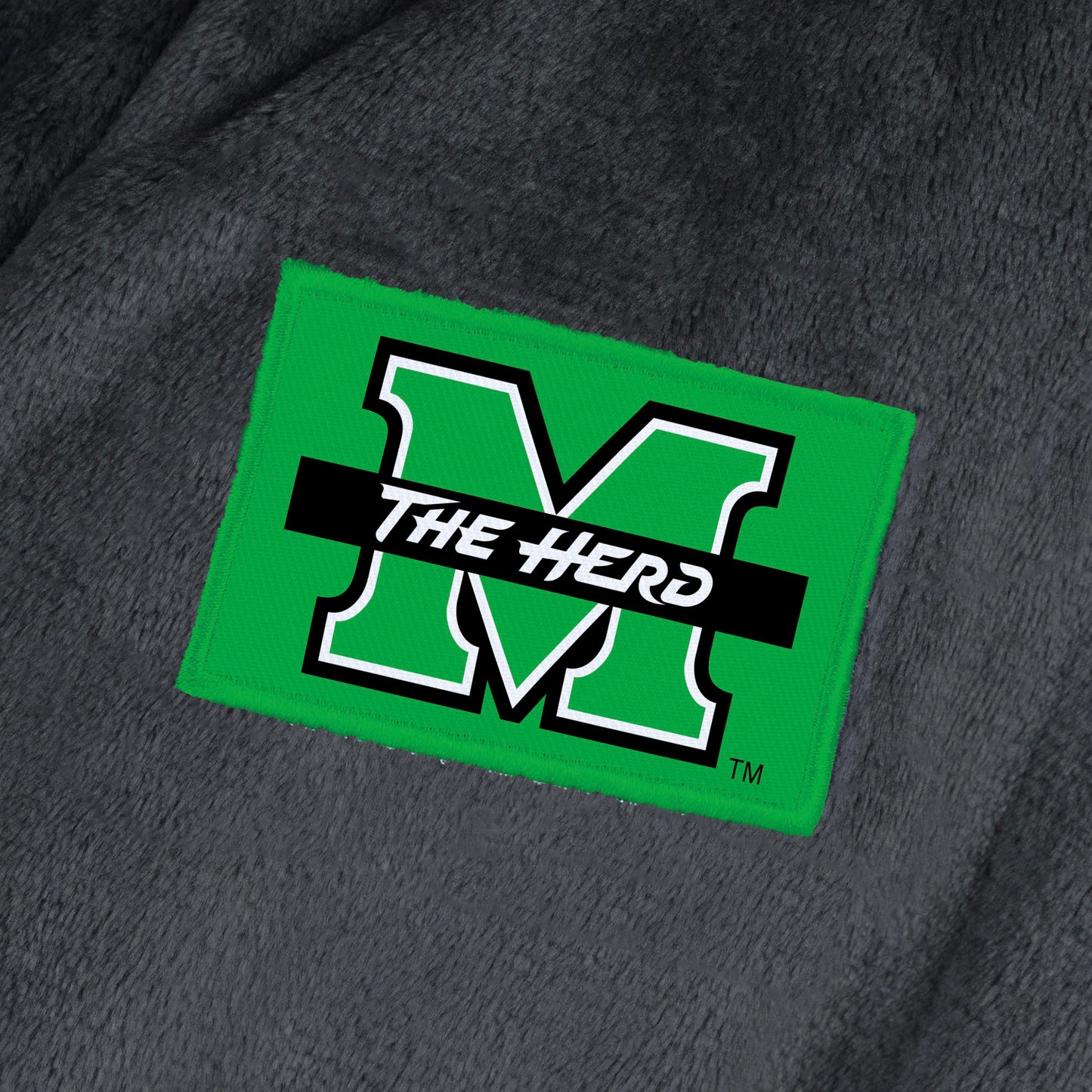 Marshall Thundering Herd team color bathrobe patch