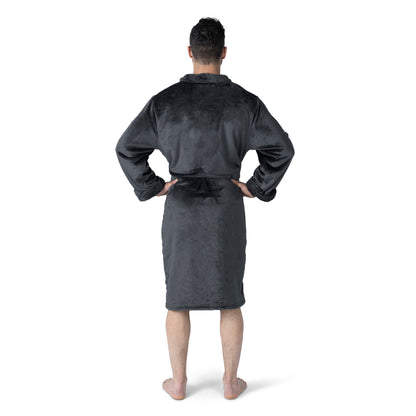 Mississippi State Bulldogs silk touch team color bathrobe Back