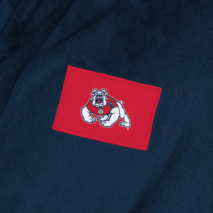 Fresno State Bulldogs team color bathrobe patch