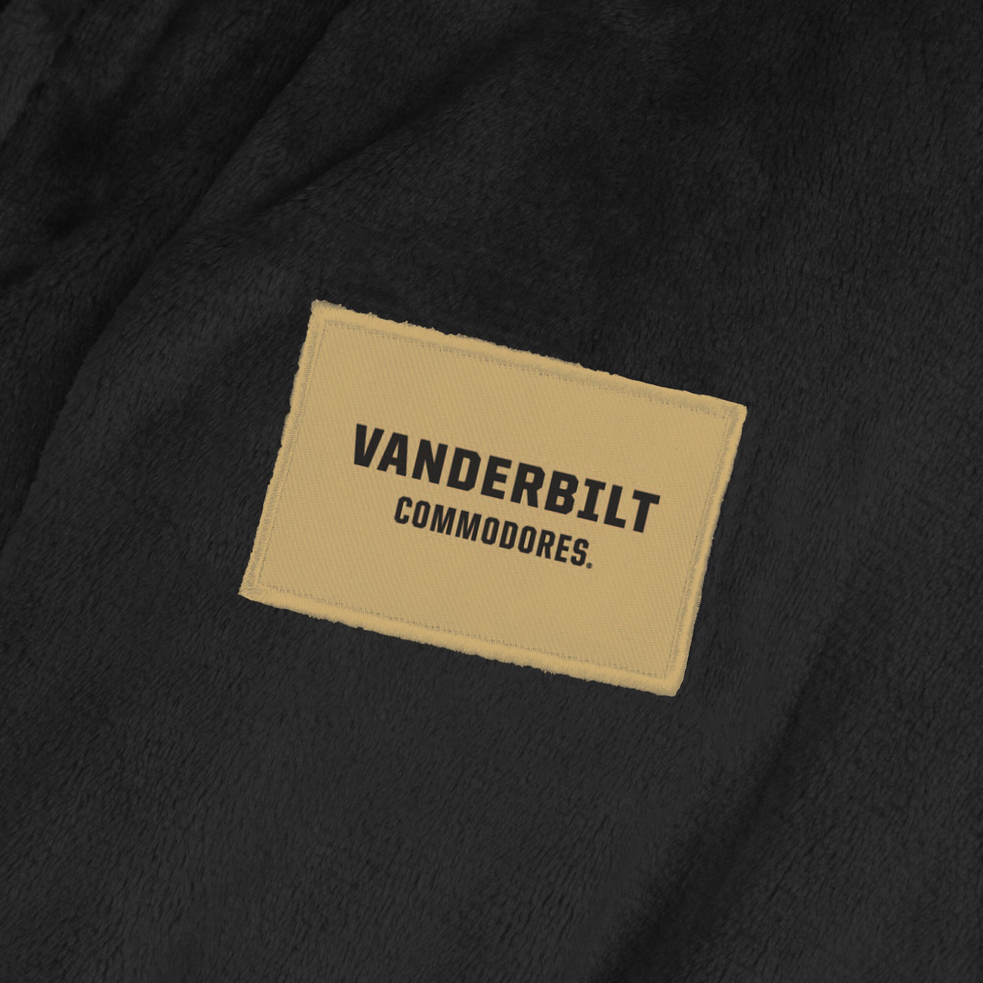 Vanderbilt Commodores team color bathrobe patch