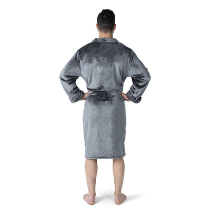 Stanford Cardinal silk touch team color bathrobe Back