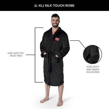 Indiana Hoosiers college football champs silk touch mens robe