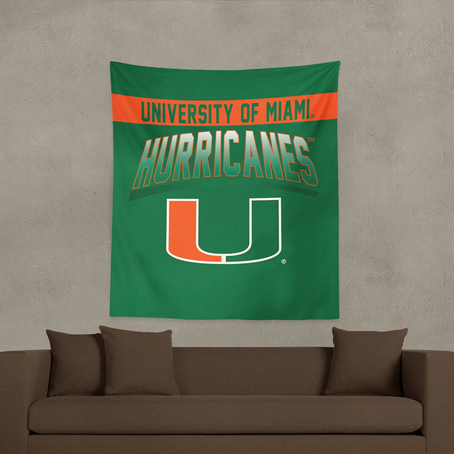 Miami Hurricanes bevel wall hanging Lifestyle