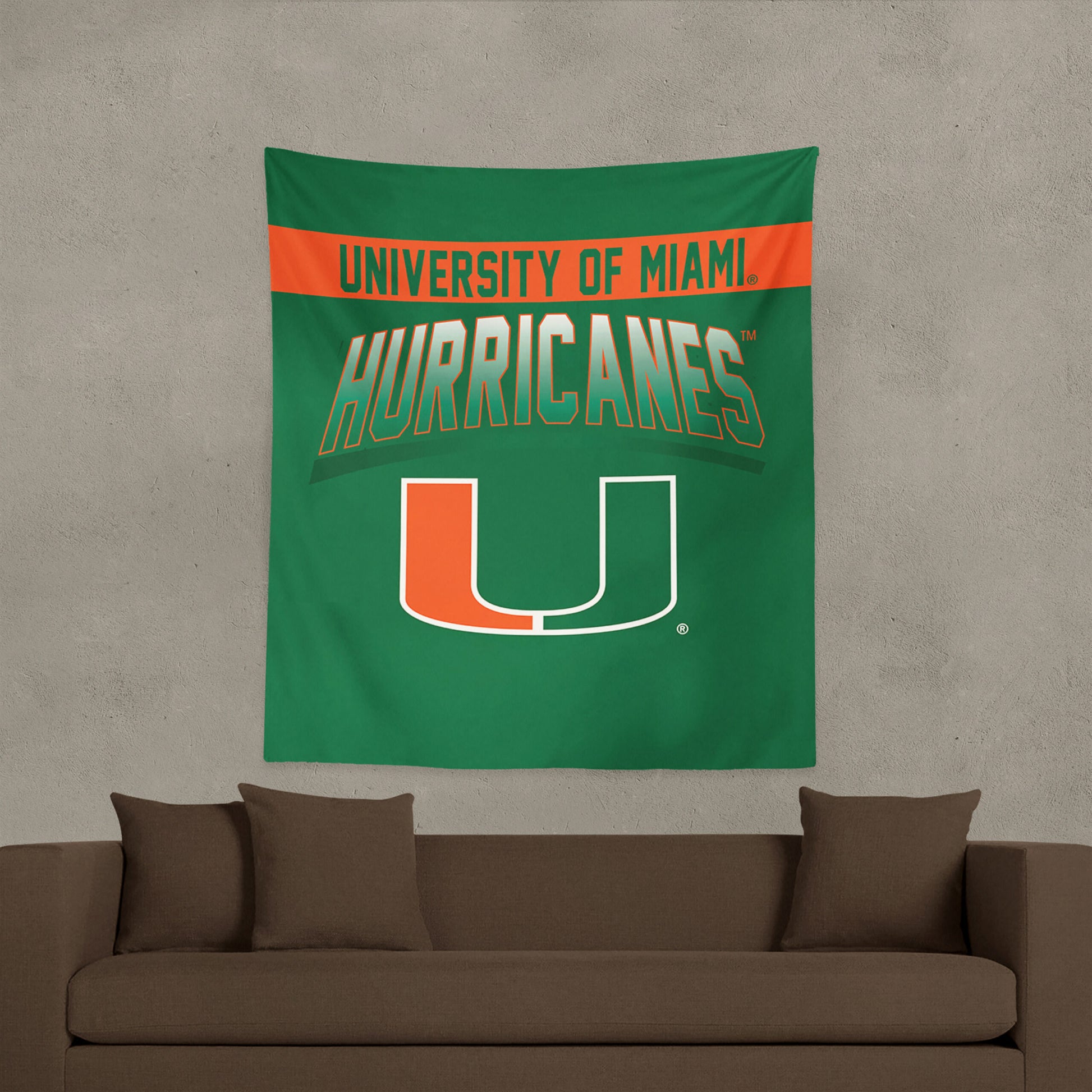 Miami Hurricanes bevel wall hanging Lifestyle