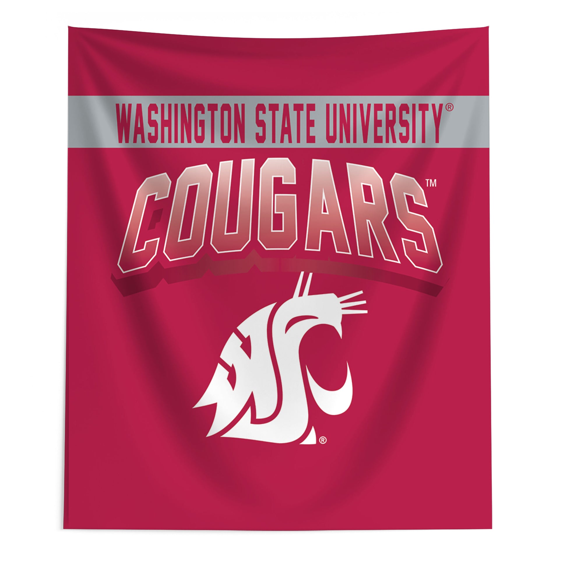 Washington State Cougars bevel wall hanging