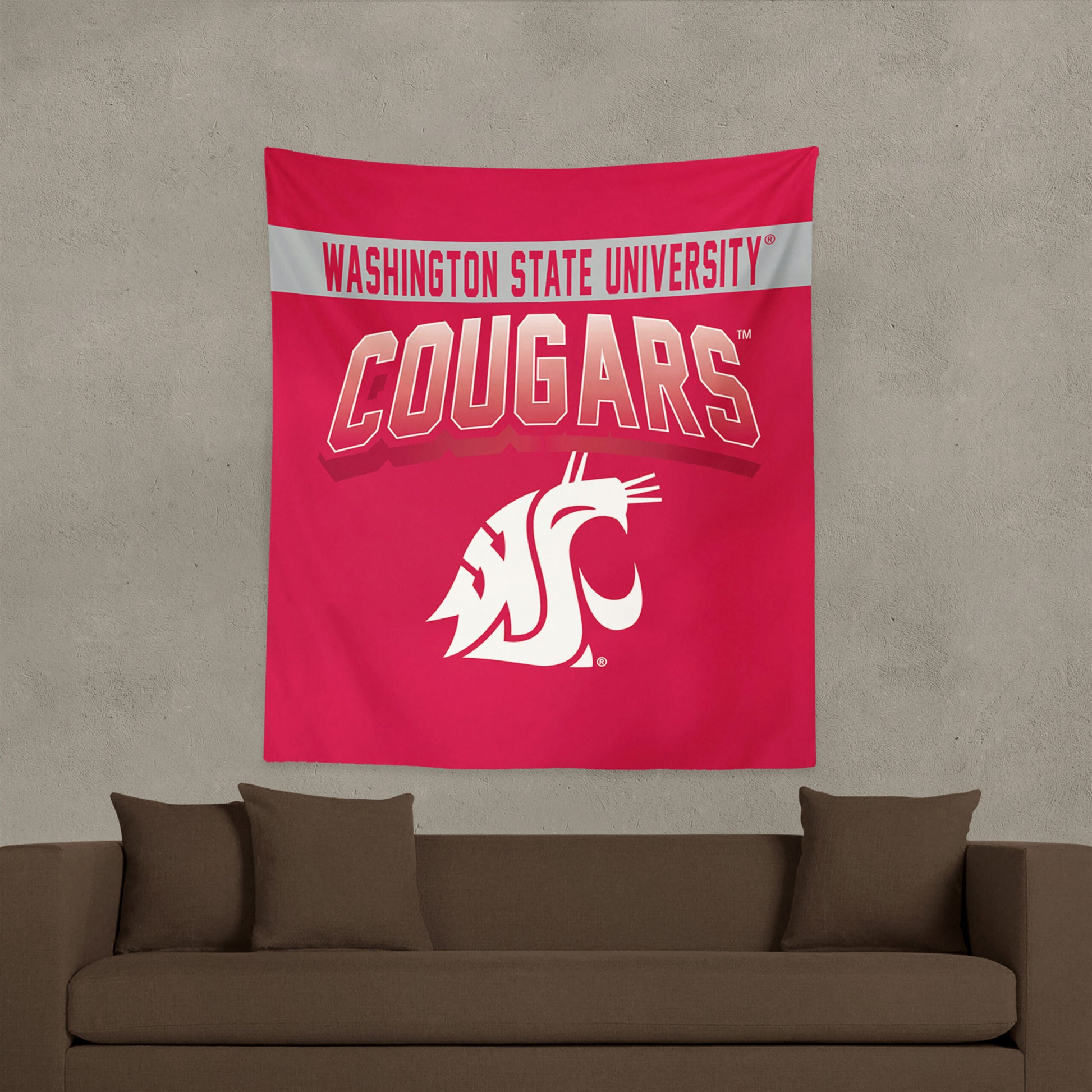 Washington State Cougars bevel wall hanging Lifestyle
