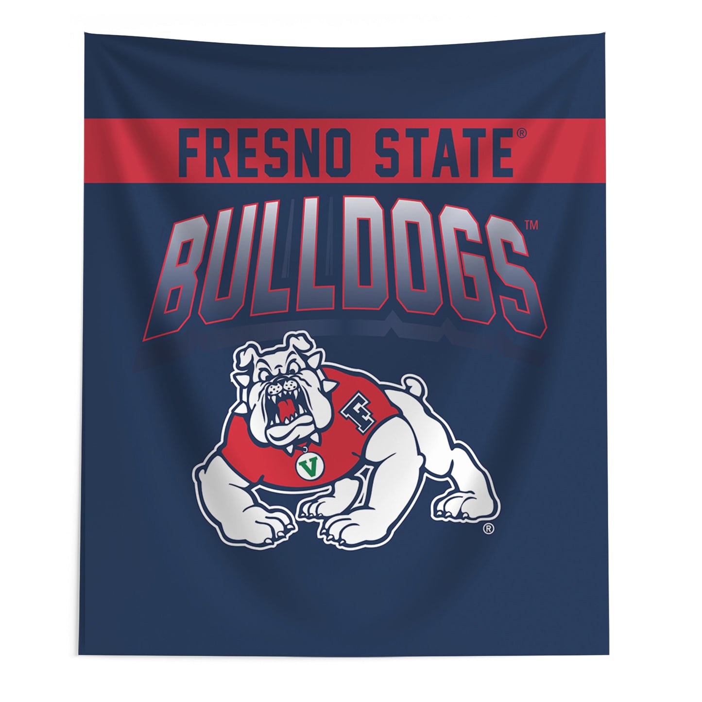 Fresno State Bulldogs bevel wall hanging