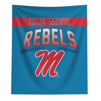 Mississippi Rebels bevel wall hanging