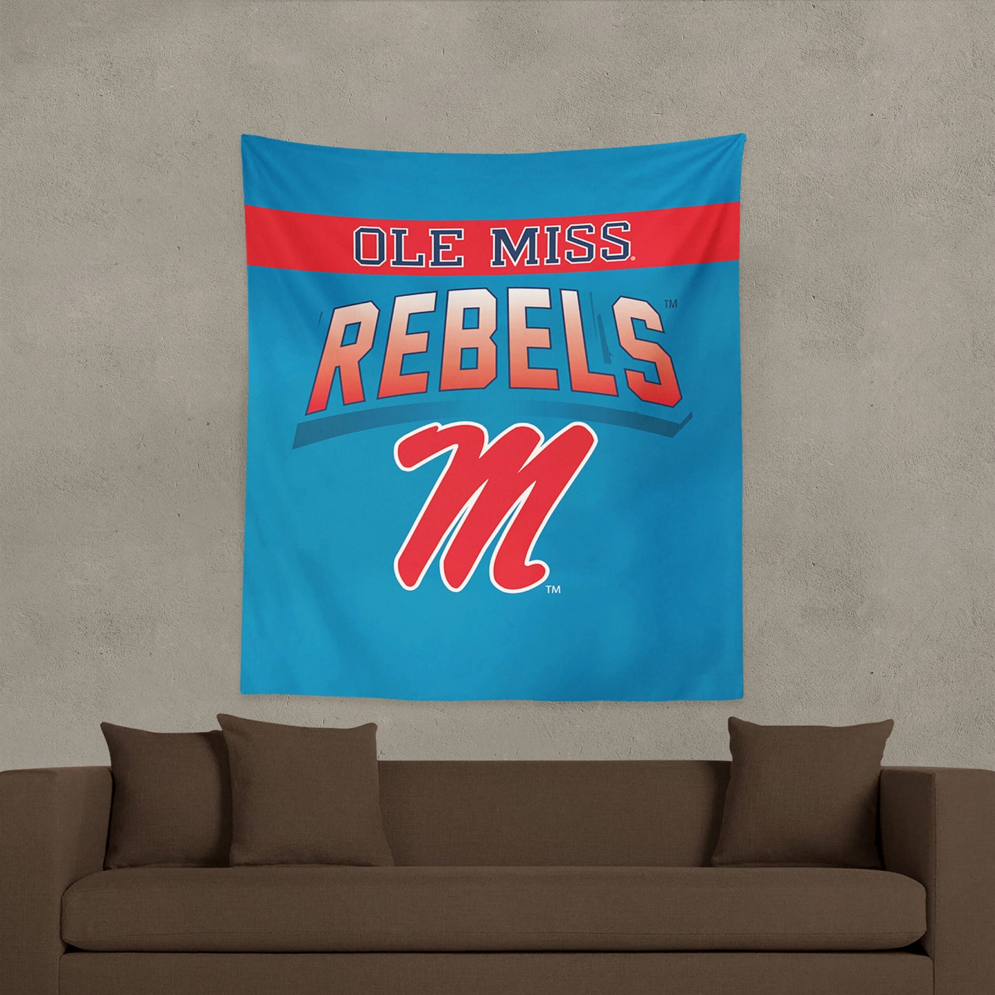 Mississippi Rebels bevel wall hanging Lifestyle