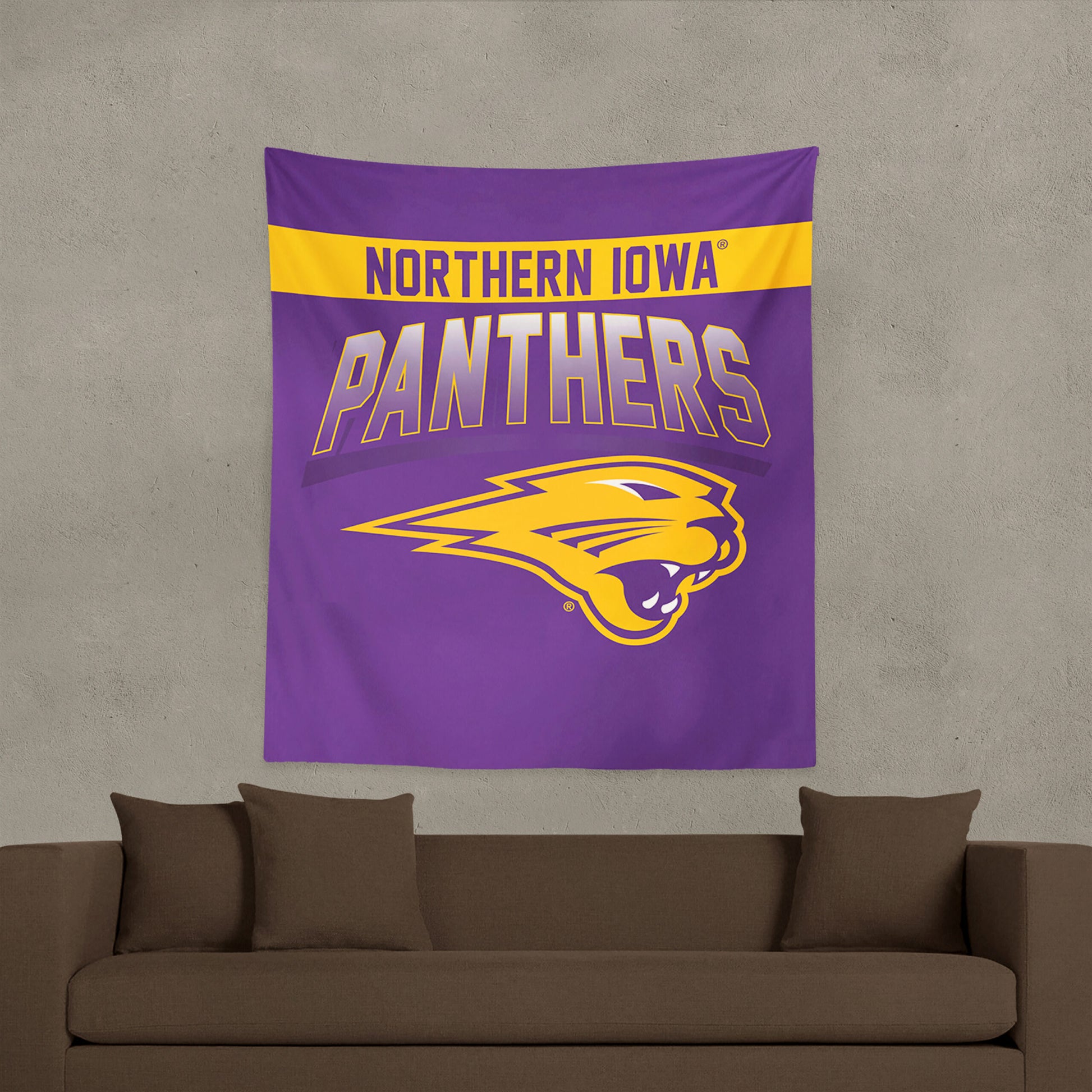 Northern Iowa Panthers bevel wall hanging Lifestyle