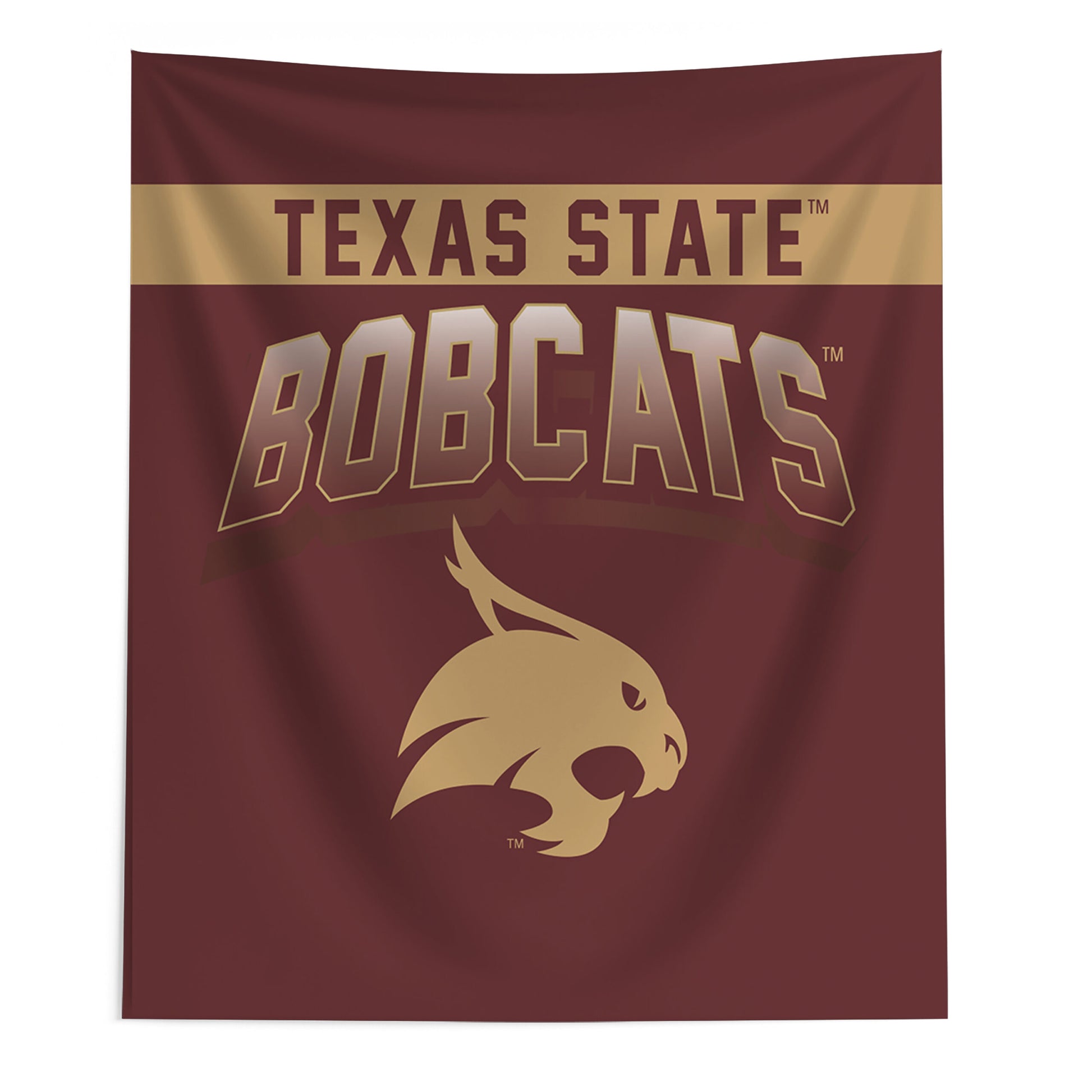Texas State Bobcats bevel wall hanging