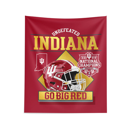 Indiana Hoosiers Commemorative NCAA Football Champs Wall Hanging