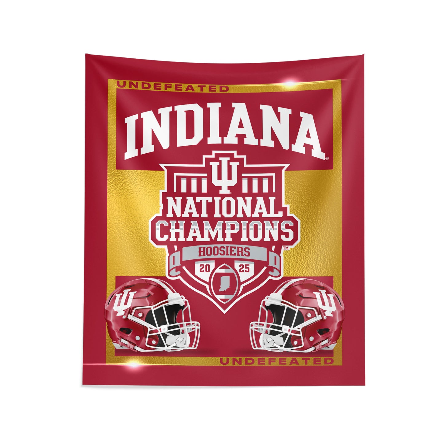 Indiana Hoosiers NCAA Football Champs Wall Hanging