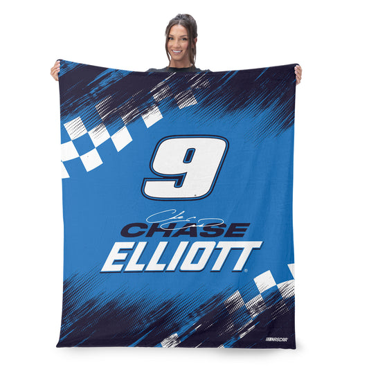 NASCAR Chase Elliot large throw blanket