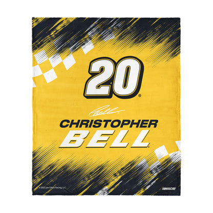NASCAR Christopher Bell silk touch throw blanket