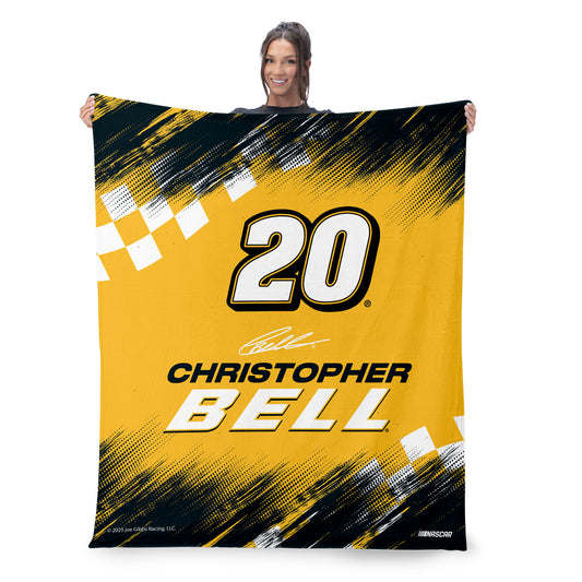 NASCAR Christopher Bell large throw blanket