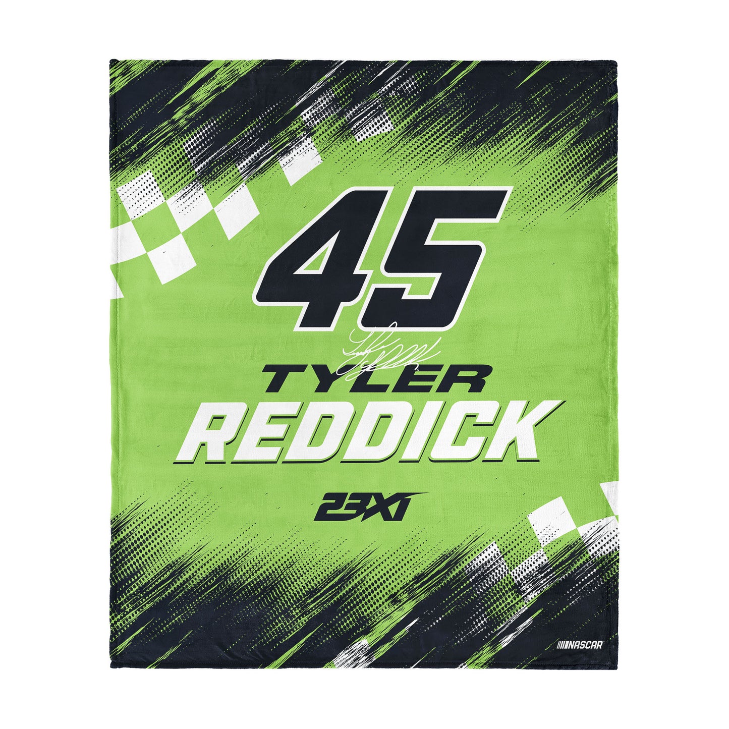 NASCAR Tyler Reddick silk touch throw blanket