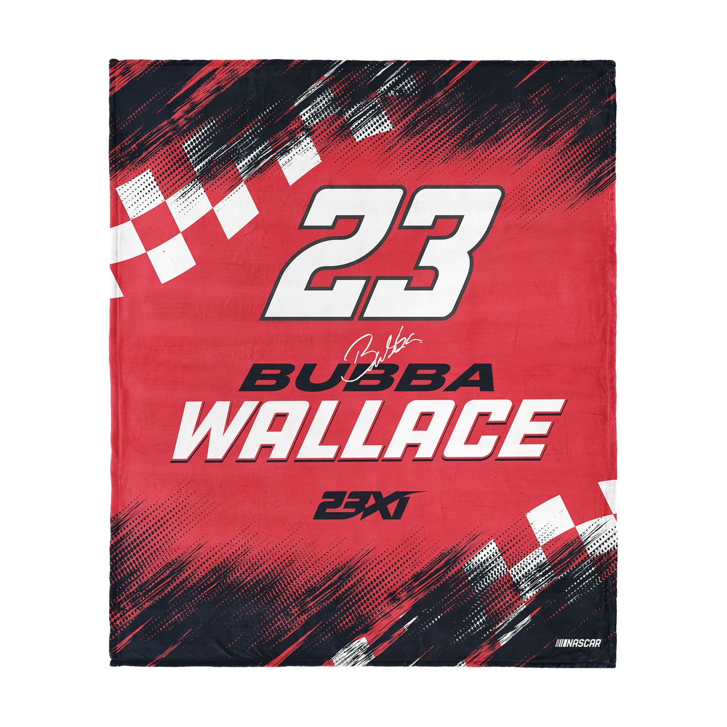 NASCAR Bubba Wallace silk touch throw blanket