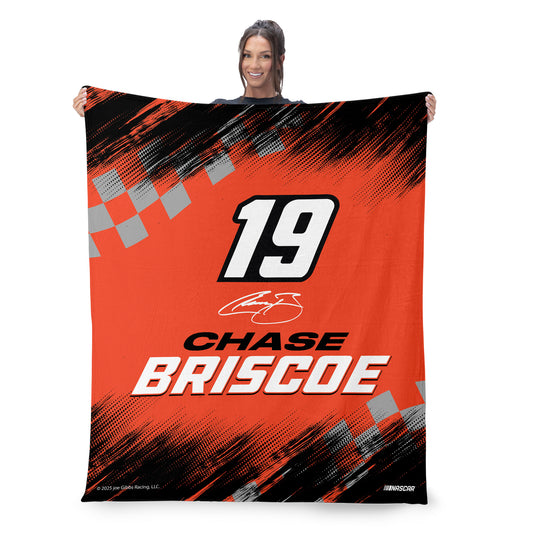 NASCAR Chase Briscoe large throw blanket