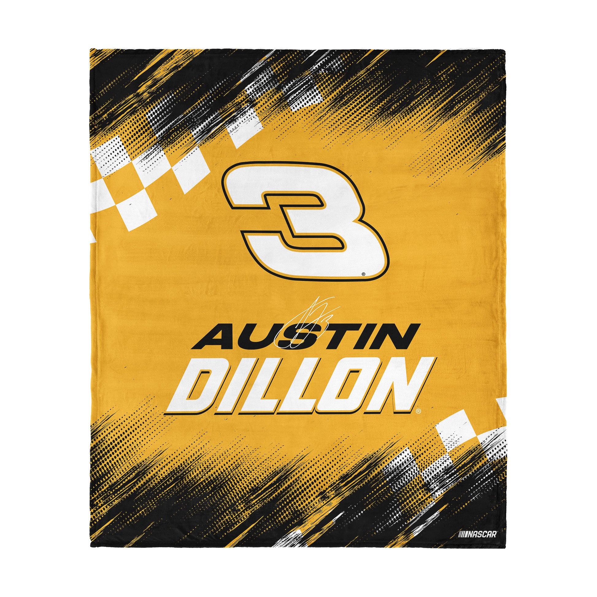 NASCAR Austin Dillon silk touch throw blanket