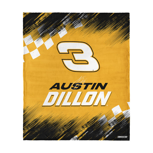 NASCAR Austin Dillon silk touch throw blanket