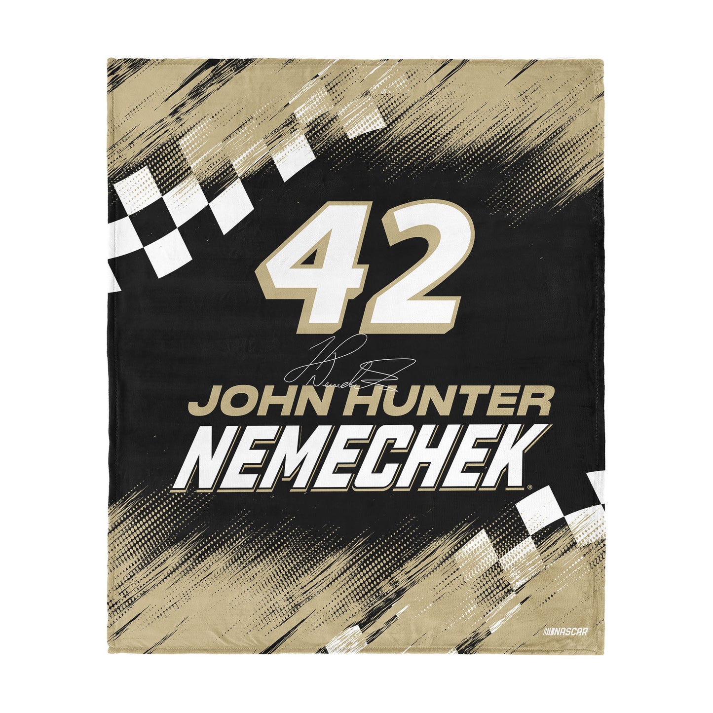 NASCAR John Hunter Nemechek silk touch throw blanket