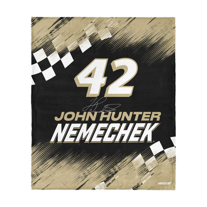 NASCAR John Hunter Nemechek silk touch throw blanket