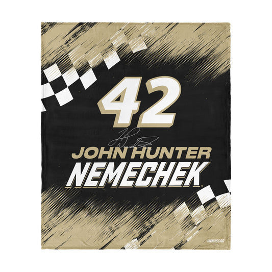 NASCAR John Hunter Nemechek silk touch throw blanket