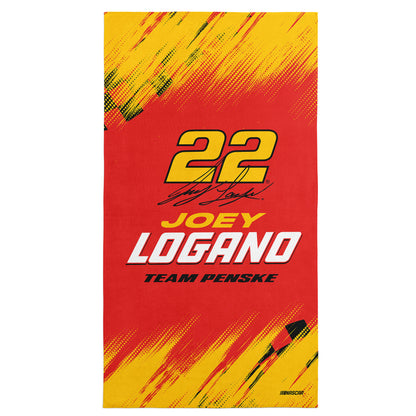 NASCAR Joey Logano Beach Towel