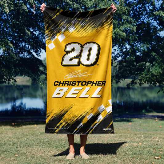NASCAR Christopher Bell Beach Towel Lifestyle