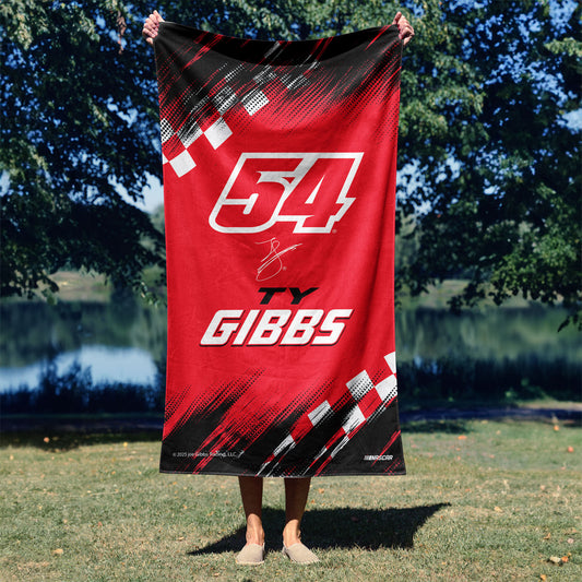 NASCAR Ty Gibbs Beach Towel Lifestyle
