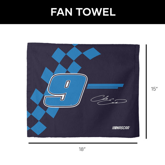 NASCAR Chase Elliot Fan Towel set dimensions
