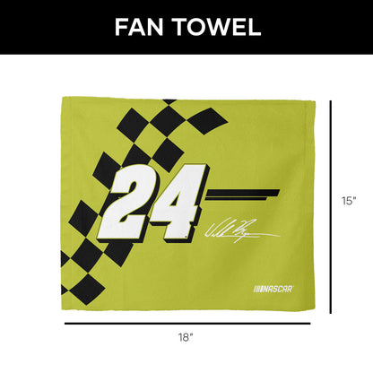 NASCAR William Byron Fan Towel set dimensions