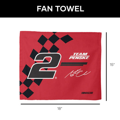 NASCAR Austin Cindric Fan Towel set dimensions
