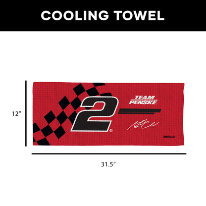 NASCAR Austin Cindric Sweat Absorbing Towel Dimensions