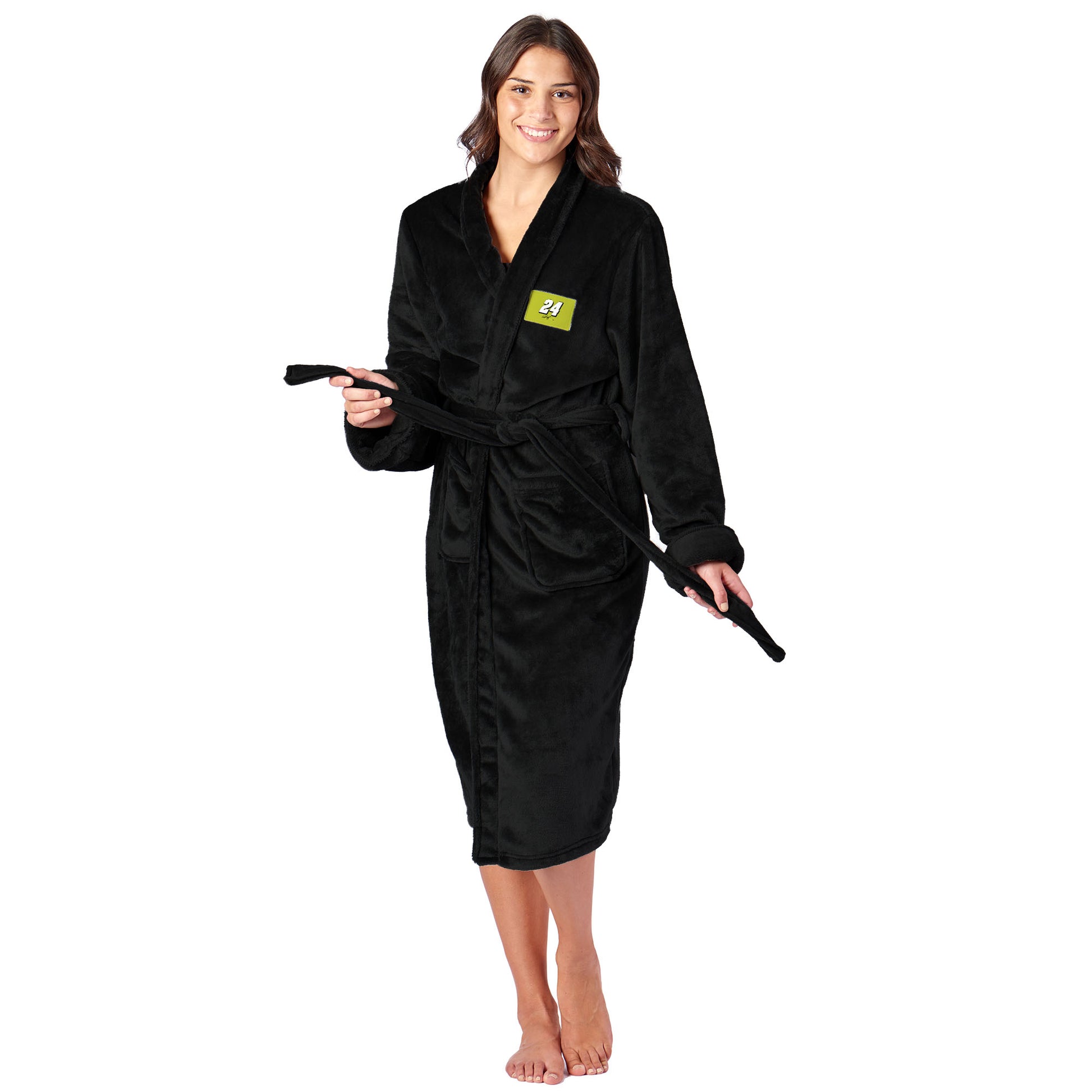 William Byron silk touch bathrobe