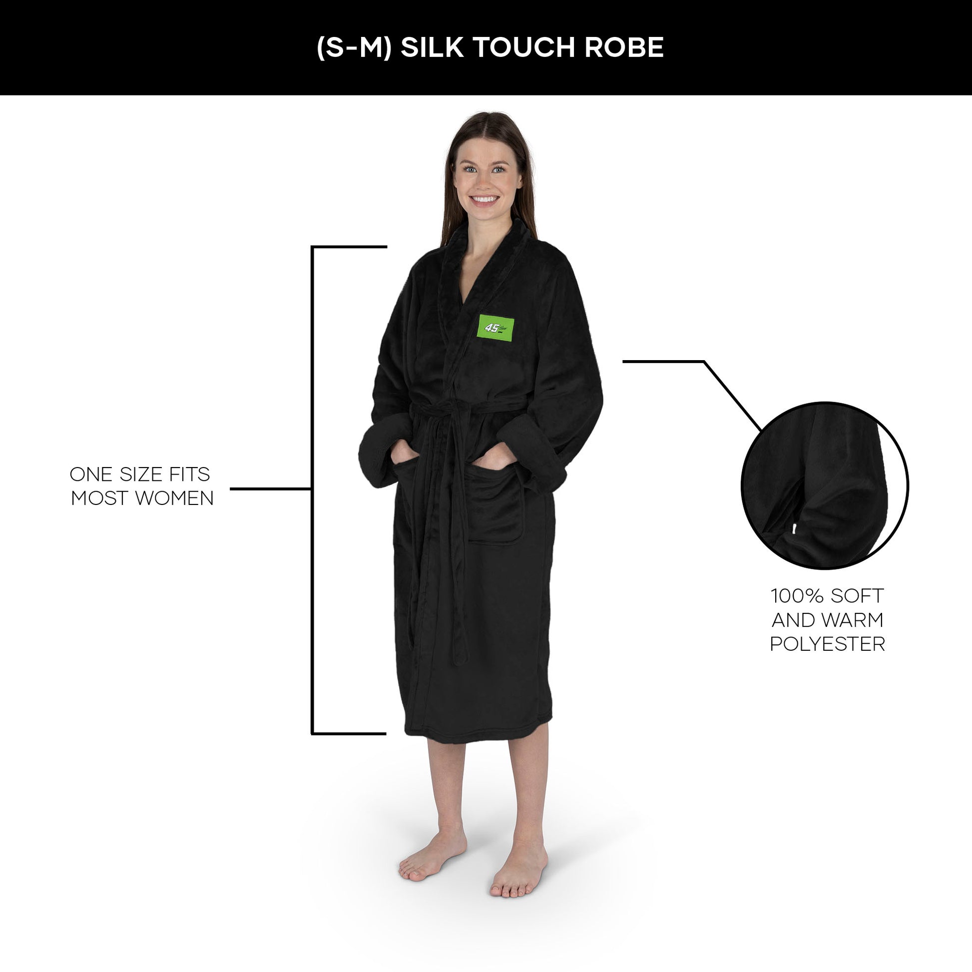 Tyler Reddick silk touch women bathrobe