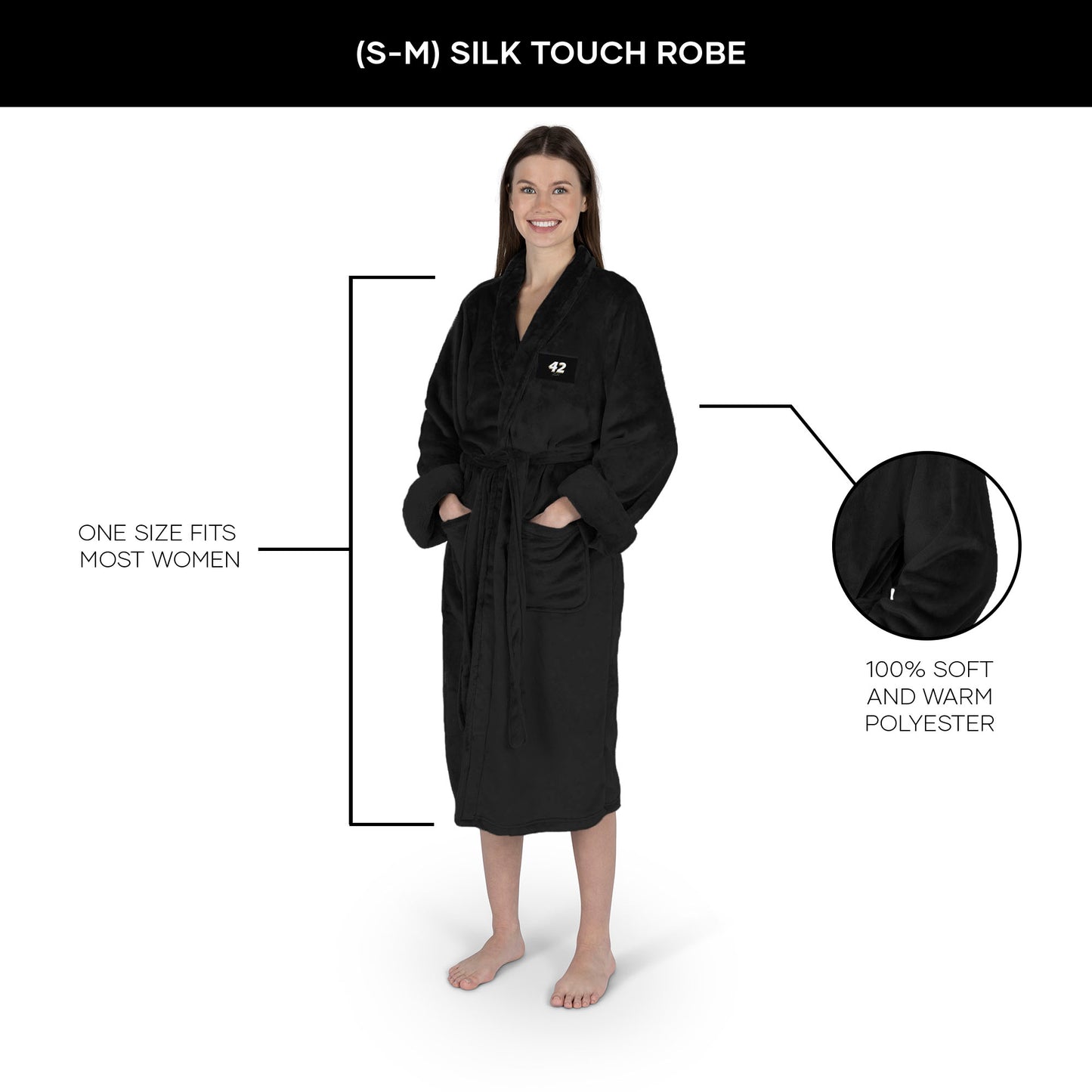 John Hunter Nemechek silk touch women bathrobe