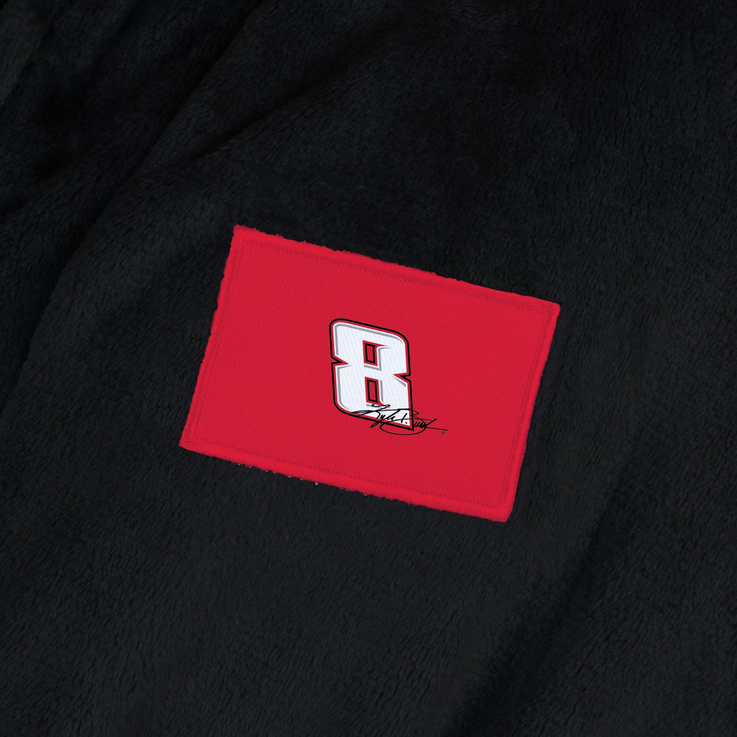 Kyle Busch silk touch bathrobe logo patch