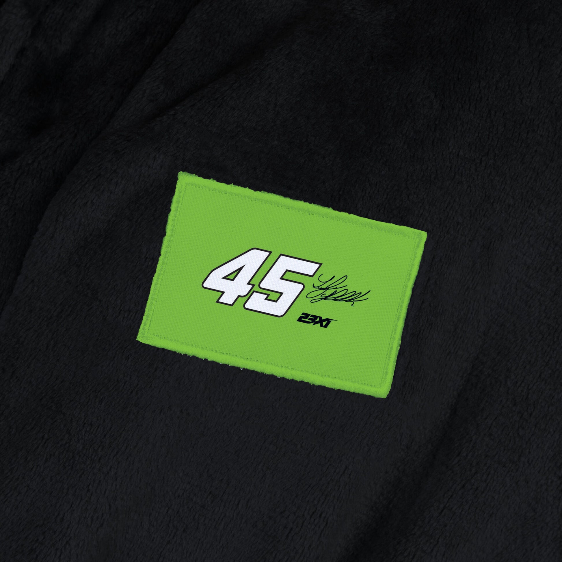 Tyler Reddick silk touch bathrobe logo patch