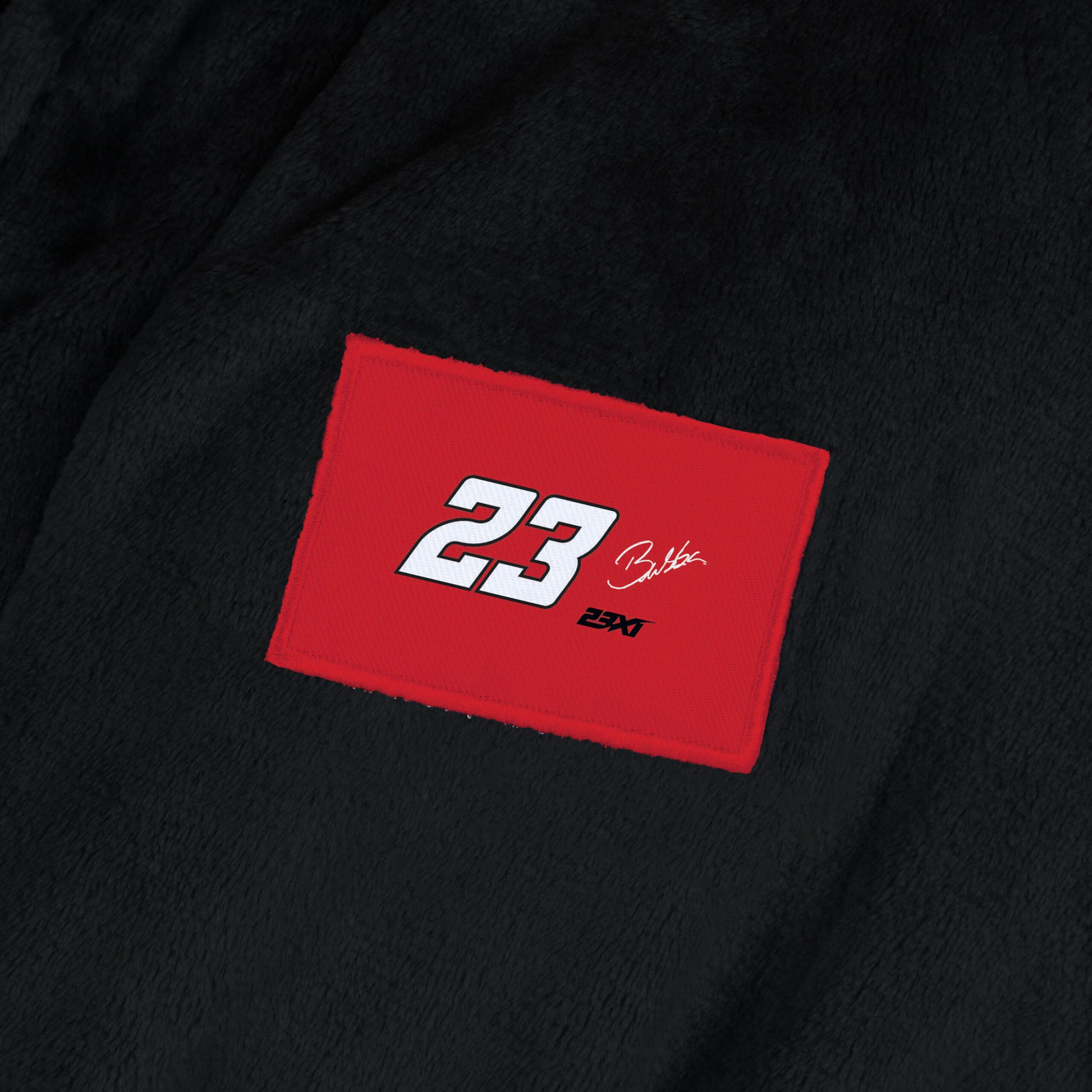 Bubba Wallace silk touch bathrobe logo patch