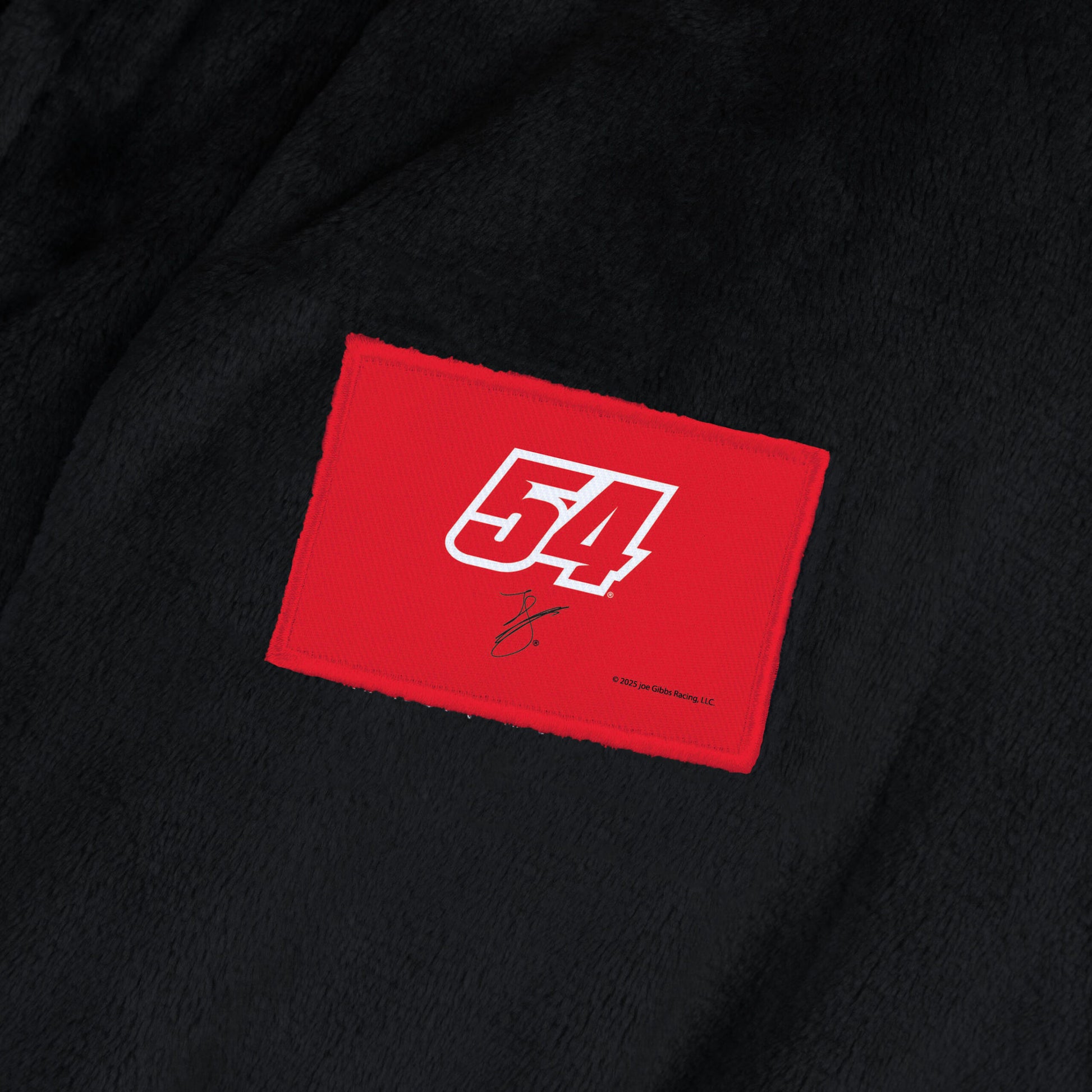 Ty Gibbs silk touch bathrobe logo patch