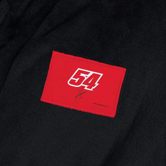 Ty Gibbs silk touch bathrobe logo patch